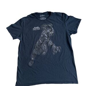 Marvel Comics Black Panther Black Graphic Tee T-Shirt Wakanda Forever Size L